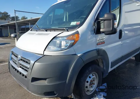 2017 Ram Promaster 1500 Low Roof 136 Wb z USA, uszkodzony, nr VIN 3C6TRVAG4HE525889